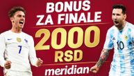 BONUS ZA VELIKO FINALE: Meridian poklanja 2.000 RSD za šampionski tiket – pogodi KO OSVAJA "BOGINJU"