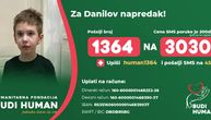 Za 3 dana prikupljeno više od 80.000 dinara za Danila: Pomoć prikupljali mali Apatinci