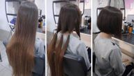 "Mogla je da zaradi 200 evra": Devojčica Milena svoju dugu kosu odsekla da bi drugoj deci vratila osmeh