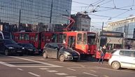 Sudarili se tramvaj i autobus u kružnom toku na Slaviji, nema povređenih