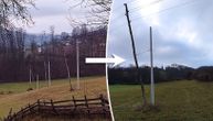 Usred Srbije drvene bandere od 50 godina, jedna uvezana žicom da ne padne: 5 domaćinstava strahuje za struju