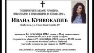 Ivanu sutra sahranjuju u Lovćencu: "Ostavila nas je da večno tugujemo za njom"
