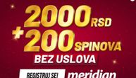 PRAZNIČNI SET BONUSA U MERIDIANU: Pokloni su spremni – ne čekaj ni sekund!