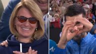 Novak prekinuo intervju i obratio se majci, Dijana zaplakala od sreće: Ceo stadion joj pevao pesmu