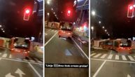 Vozač autobusa iz Beograda prešao na čisto crveno svetlo: Bahatost premašila sve granice