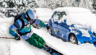 Odblokirani zavejani skijaši u Ivanjici: Mećava ih zavejala u tri automobila