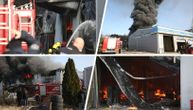Lokalizovan požar na Galenici: Gume pucale, objekat planuo za nekoliko minuta