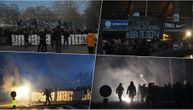 Grobari napravili protest u Humskoj pred meč sa Šerifom: Navijači traže ostavku uprave Partizana