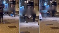 Brutal attack in Belgrade: Vendor frenetically attacks customer, throws his things, was he suspecting theft?