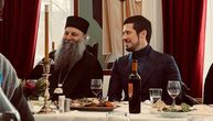 Nikola Rokvić ponosno sedeo kraj patrijarha Porfirija: "Božijom milošću sam imao čast da budem kum slave"