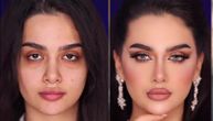 Devojka šminkom potpuno transformiše lice, kažu da slike od pre i posle nisu realne