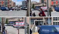 Prvi snimci ispred suda u Podgorici nakon eksplozije: Zgrada evakuisana, policija na licu mesta