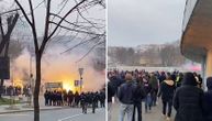 Pogledajte korteo Grobara ka Marakani uz prozivke Zvezdi i reakciju Delija kad su ih videli sa severa