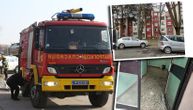 Požar izbio u kuhinji stana u Sremčici, a vatra krenula od ove mašine: Evakuisano 7 osoba, među njima i beba