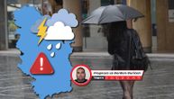 Upozorenje na grmljavinu: Stižu nam i obilne padavine, u 5 područja Srbije sutra će pljuštati