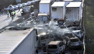 Dramatični snimci pre stravičnog sudara u Mađarskoj: U nesreći potpuno izgorelo 19 vozila