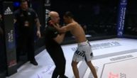 MMA borac brutalno nokautiran za 8 sekundi, pa dezorjentisan hteo da bije sudiju