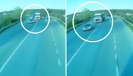"Da li vozač ima savesti i mozga?": Snimak opasne vožnje kamiona zatresao društvene mreže, umalo tragedija