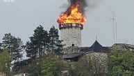 Požar na Starom gradu u Velikoj Kladuši izazvan udarom groma?