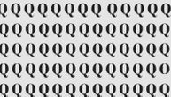 Samo "orlovsko oko" može na ovoj optičkoj iluziji da uoči slovo "O" među slovima "Q" za svega 4 sekunde!
