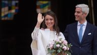Princeza Aleksandra od Luksemburga se udala u kombinezonu: Savršen odabir za građansko venčanje