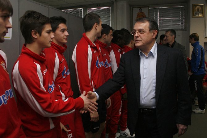 Trening FK Crvena Zvezda,Nebojša Čović