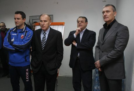 Prvi trening fudbalera Crvene zvezde, Aleksandar Sale Janković, Dragan Džajić, Nebojša Čović i Zoran Stojadinović