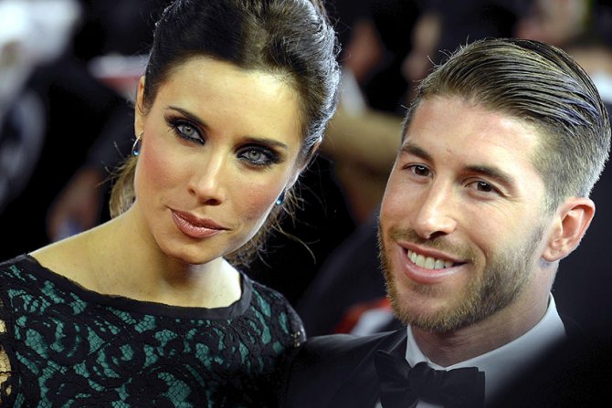 Dodela Zlatne Lopte u Cirihu, Pilar Rubio Fernandez, Serhio Ramos