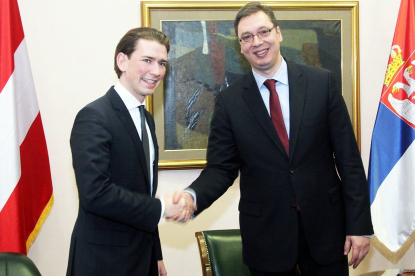 Aleksandar Vučić i Sebastijan Kurc
