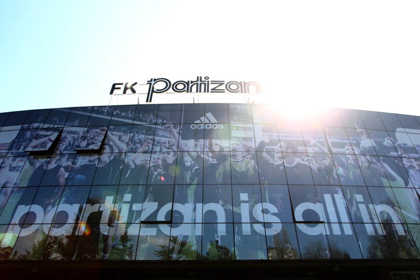 Zgrada FK Partizan, stadion