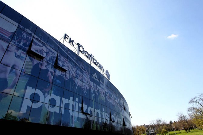 Zgrada FK Partizan, stadion