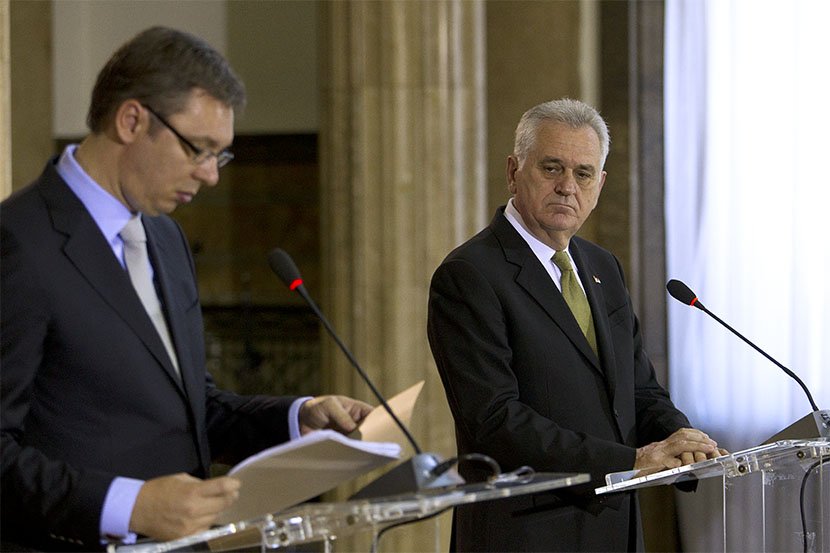 Aleksandar Vučić i Tomislav Nikolić