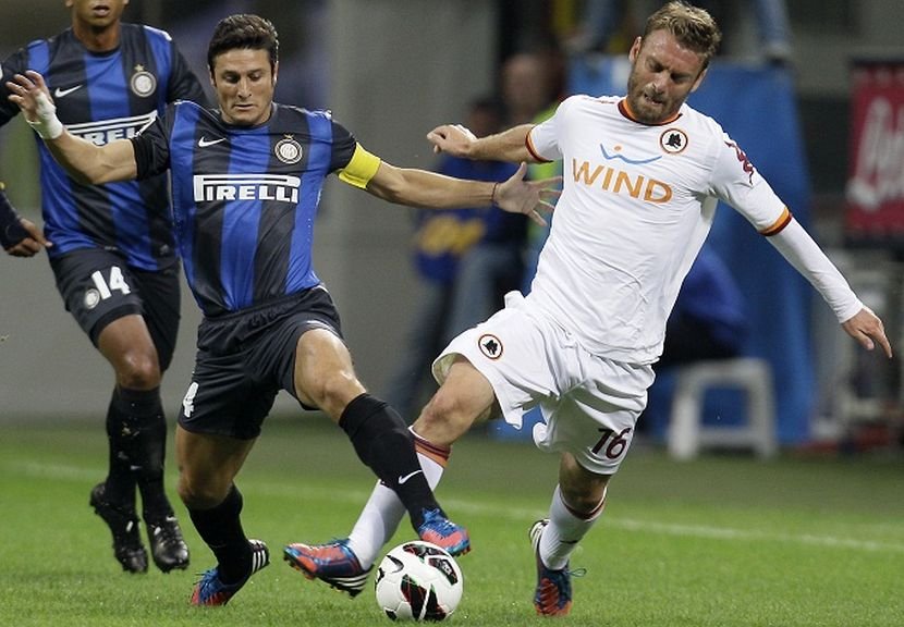 Zaneti i De Rosi, FK Inter - FK Roma