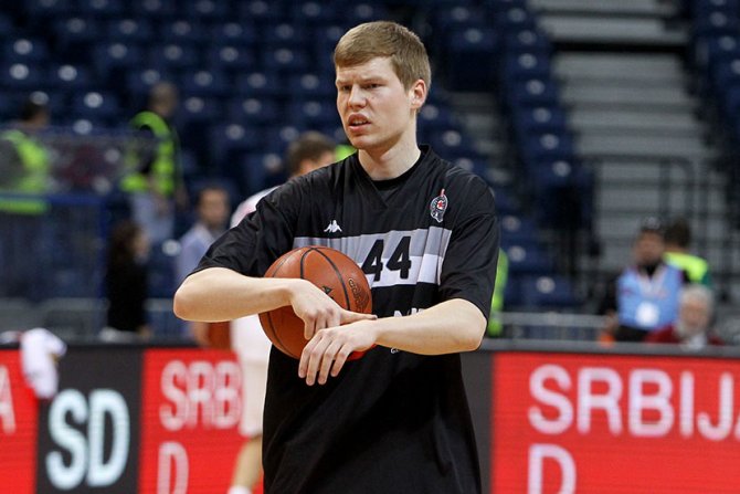 KK Partizan - KK Cedevita, Davis Bertans