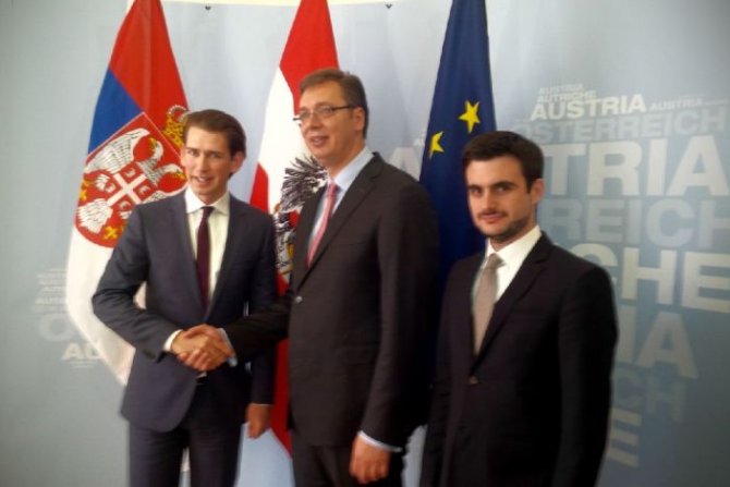 Aleksandar Vucic, Krstic i Sebastijan Kurc