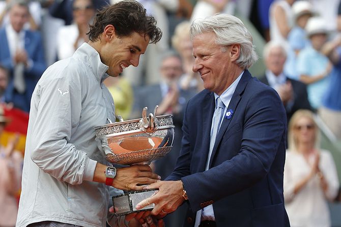 Rafael Nadal, Bjorn Borg Rafael Nadal, Bjorn Borg