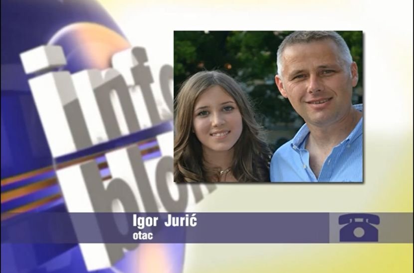 Tijana Jurić i otac Igor