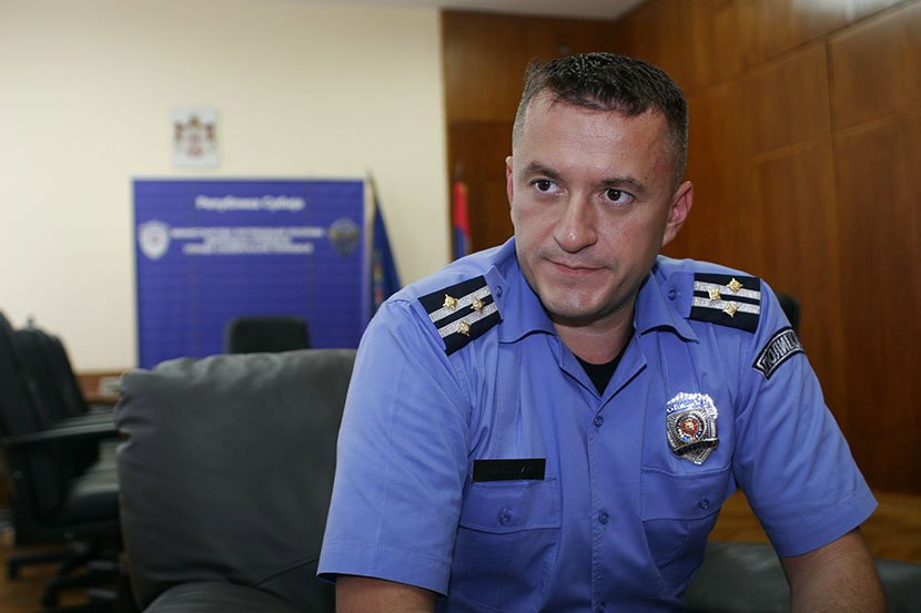 Slobodan Malešić, zamenik načelnika Uprave saobraćajne policije, saobraćajna policija