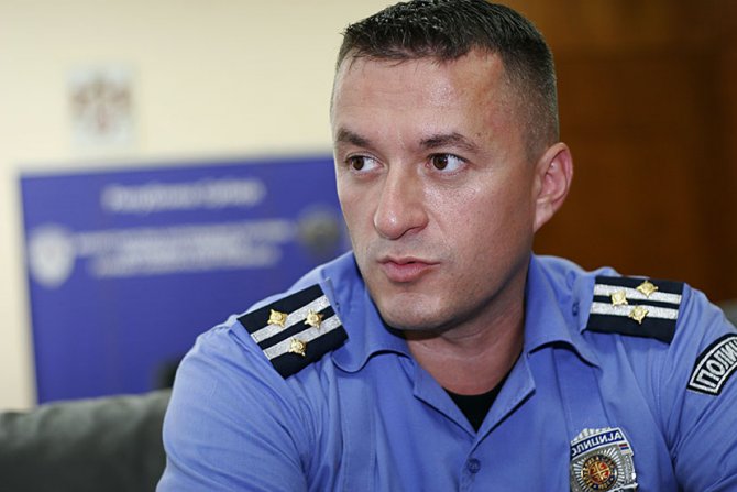 Slobodan Malešić, zamenik načelnika Uprave saobraćajne policije, saobraćajna policija