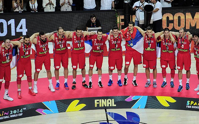 Mundobasket 2014, Košarkaška reprezentacija Srbije, ekipa, osvajači srebrne medalje