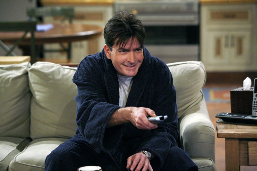 Čarli Šin, Dva i po muškarca, Charlie Sheen two and a half men