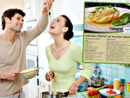 Recept za uspešan brak, koruski džepici sa sirom