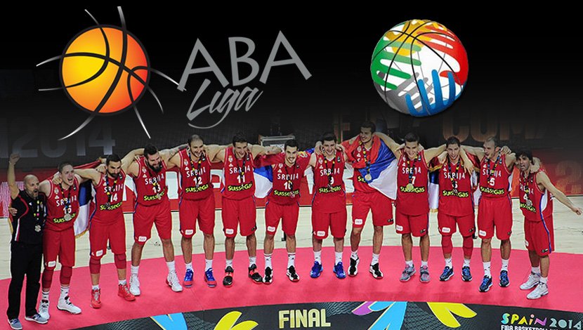 Mundobasket 2014, Košarkaška reprezentacija Srbije, ekipa, osvajači srebrne medalje, Aba Liga, FIBA