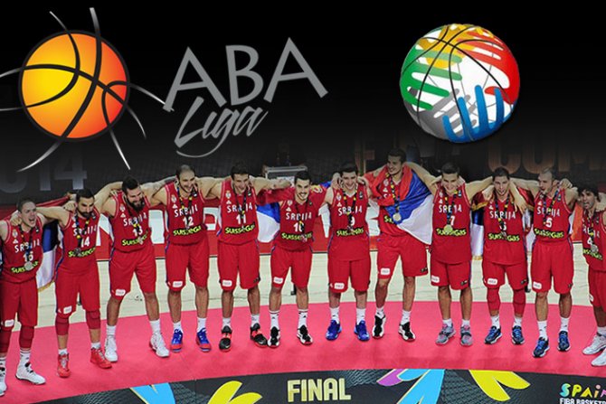 Mundobasket 2014, Košarkaška reprezentacija Srbije, ekipa, osvajači srebrne medalje, Aba Liga, FIBA