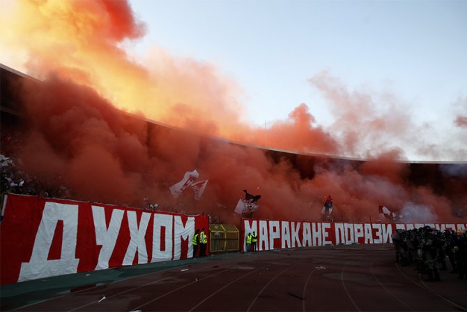 FK Crvena zvezda - FK Partizan, 148 derbi   Foto- Telegraf15