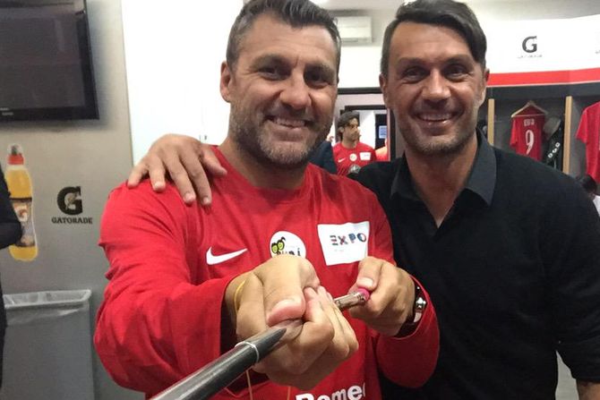 Kristijan Vijeri i Paolo Maldini