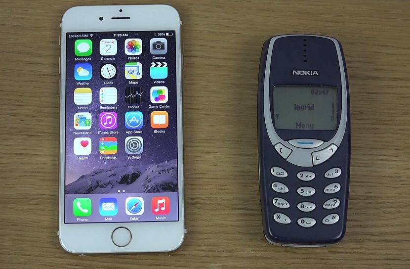 iPhone 6 i Nokia 3310
