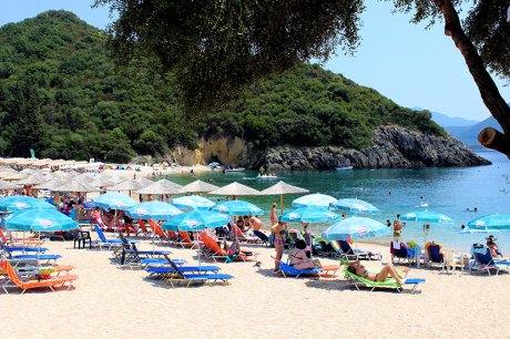 Grčka, more, plaža, Sivota