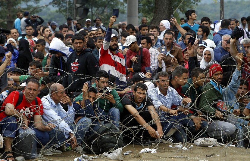 Migranti na grčko-makedonskoj granici