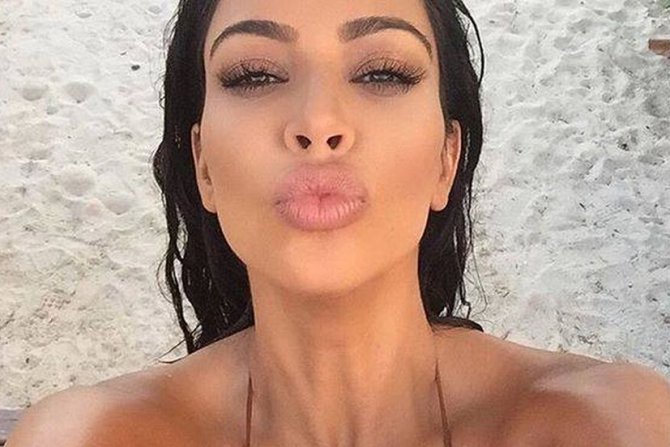 Kim kardashian njene gole slike